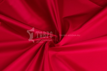 Ткань подкладочная, цвет красный, погонный метр