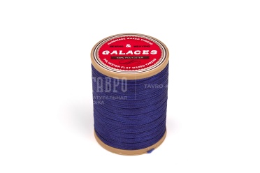 Нитки вощеные плетеные Galaces 1 мм, цвет синий № S037