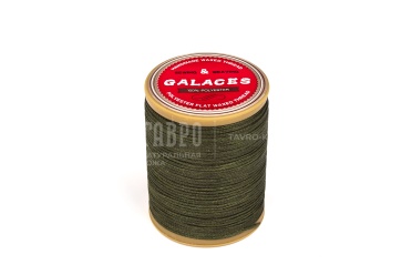 Нитки вощеные плетеные Galaces 1 мм, цвет оливковый № S055