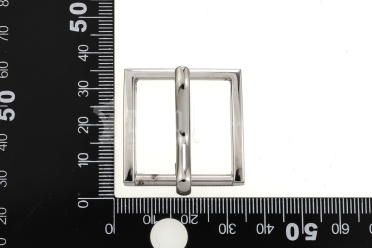 Пряжка 25 мм №5, цвет никель