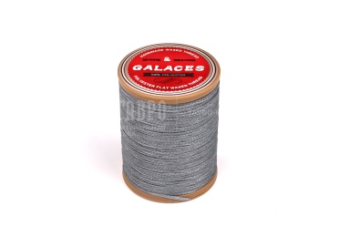 Нитки вощеные плетеные Galaces 1 мм, цвет серый № S039