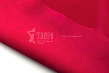 Подкладка шевро &quot;Тортум&quot;, толщ. 0.6 - 0.8 мм, цвет красный
