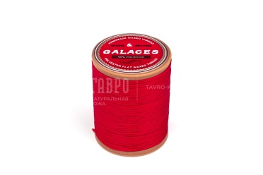 Нитки вощеные плетеные Galaces 1 мм, цвет красный № S049