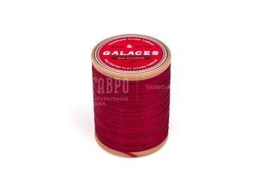 Нитки вощеные плетеные Galaces 1 мм, цвет бордовый № S050